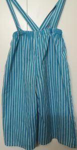 Kids Costumes to Hire - Dungaree - Blue & white stripe - CHILD